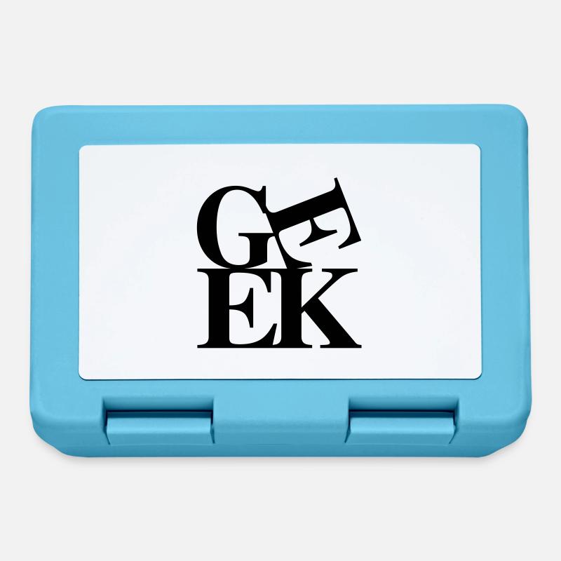 Geek - Lunchbox - sapphire blue