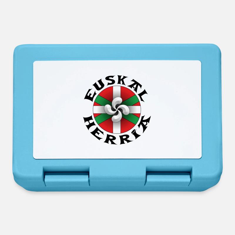 euskal herria design 116 - Boîte à goûter - bleu saphir
