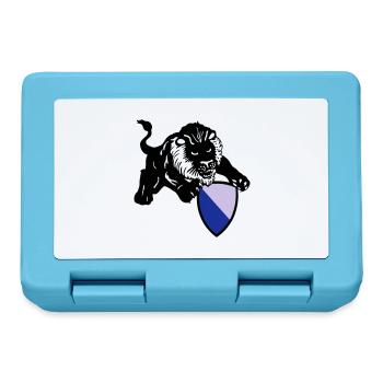 Zurich lion - Boîte à goûter - bleu saphir - Devant