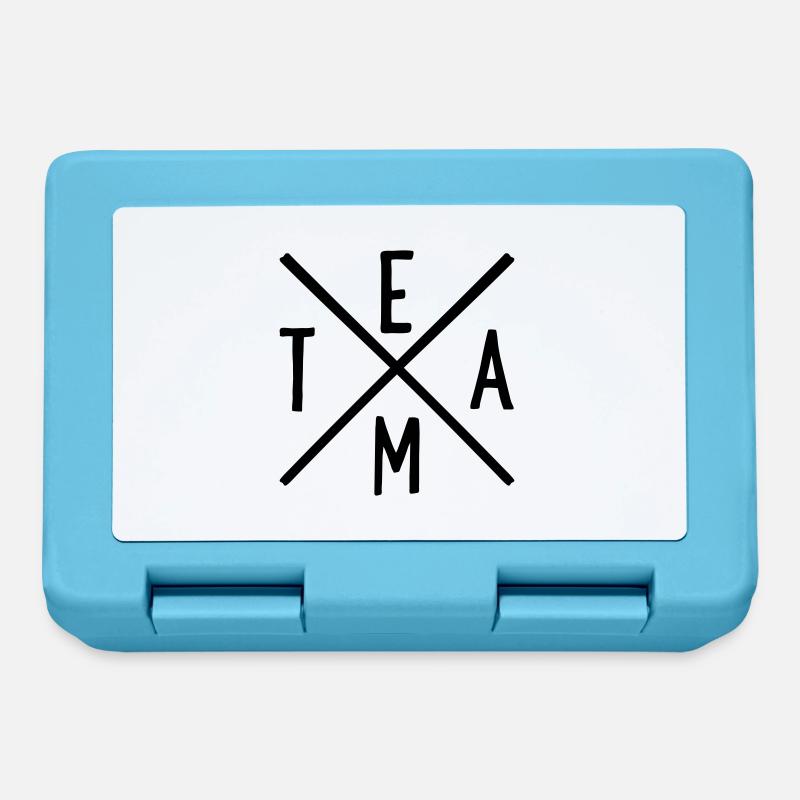 Team - Brotdose - Saphirblau