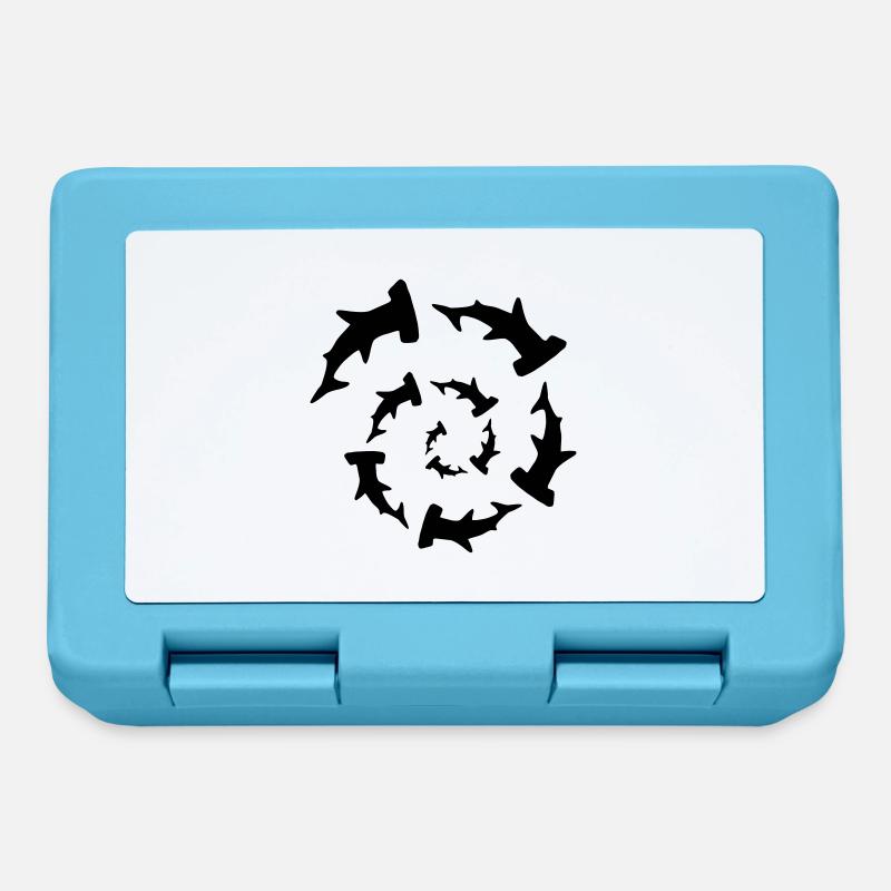 sharks 3 - Lunchbox - sapphire blue
