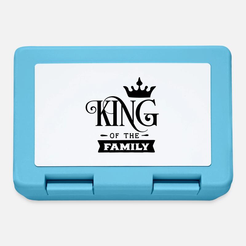 King - Boîte à goûter - bleu saphir