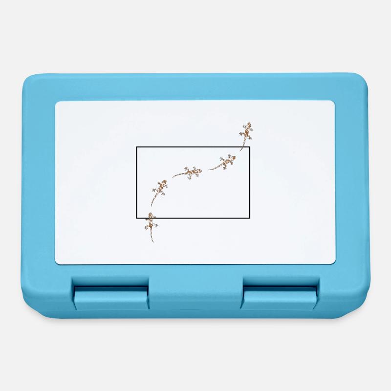 Gecko - Lunchbox - sapphire blue