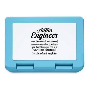 Audio Engineer - Definition - Lunchbox - sapphire blue - Front