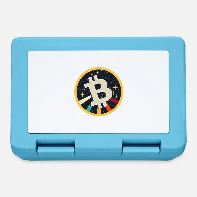 Bitcoin logo - Boîte à goûter - bleu saphir