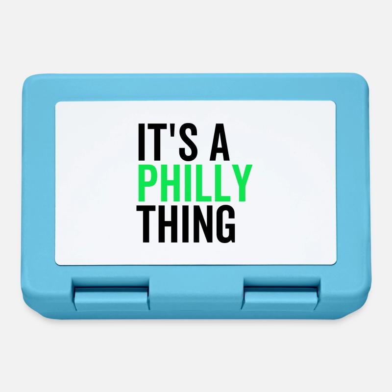 Es ist eine Philly-Sache - Brotdose - Saphirblau