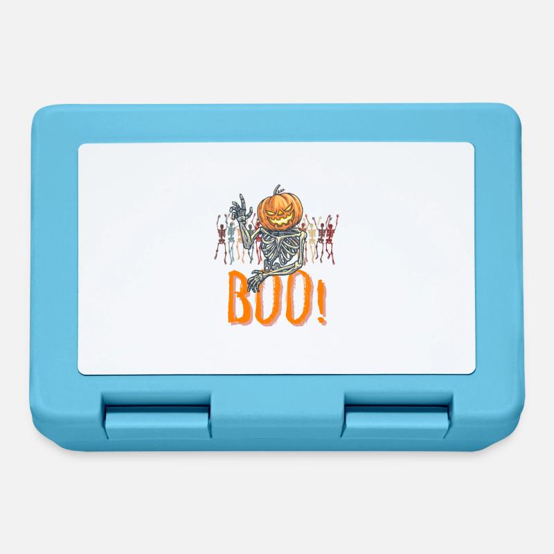 Halloween - Brotdose - Saphirblau