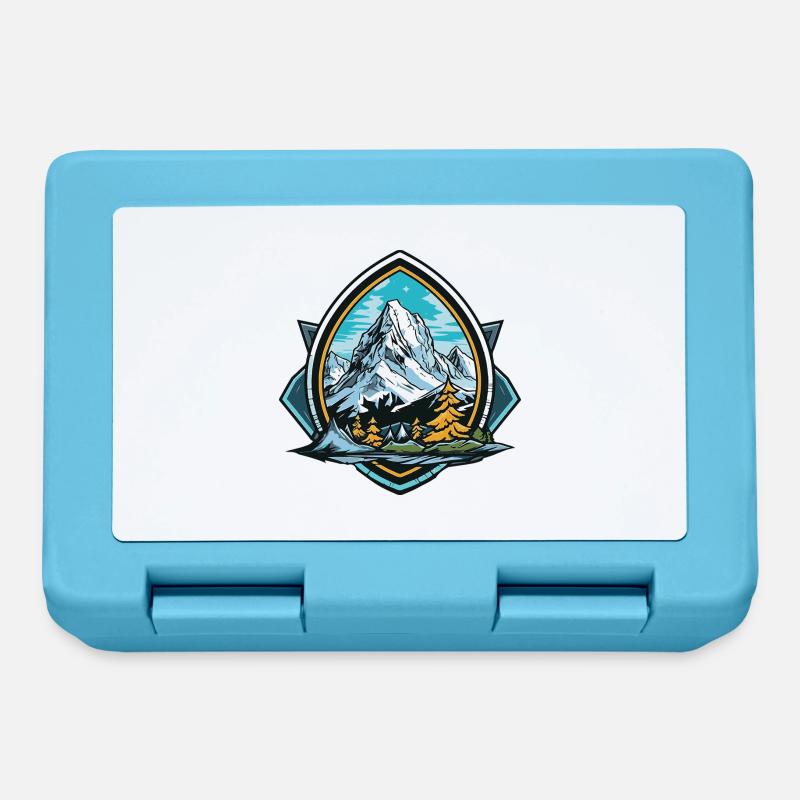 Mountain Mountain - Lunchbox - sapphire blue
