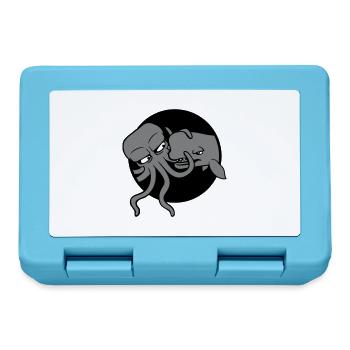 Octopus Whale 2 Fighting Deep Sea Monster Sea Monster - Lunchbox - sapphire blue - Front