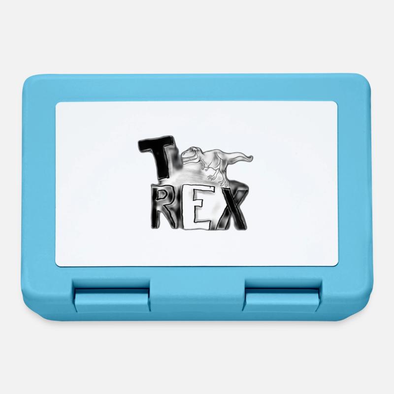 T-REX Logo - Boîte à goûter - bleu saphir