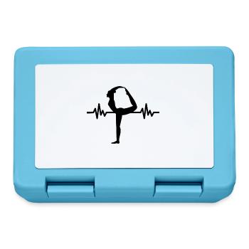 Heartbeat Gymnastique - Méditation Gymnastique Yoga - Boîte à goûter - bleu saphir - Devant