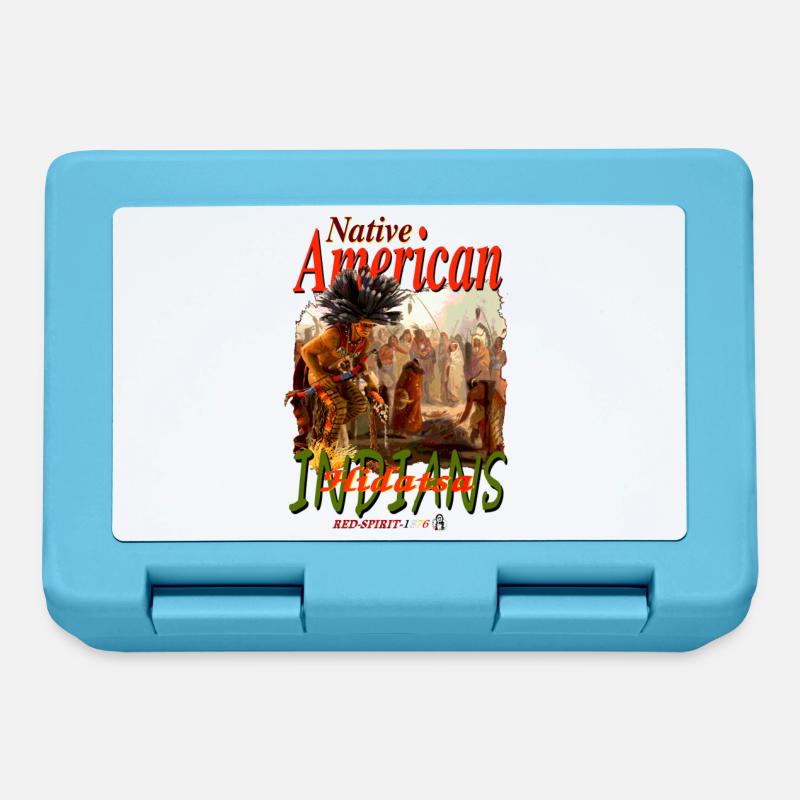 Native American INDIANS 4 - Lunchbox - sapphire blue