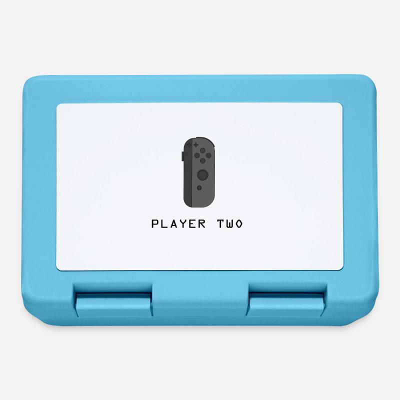 ¿Ready Player Two? - Lunchbox - sapphire blue