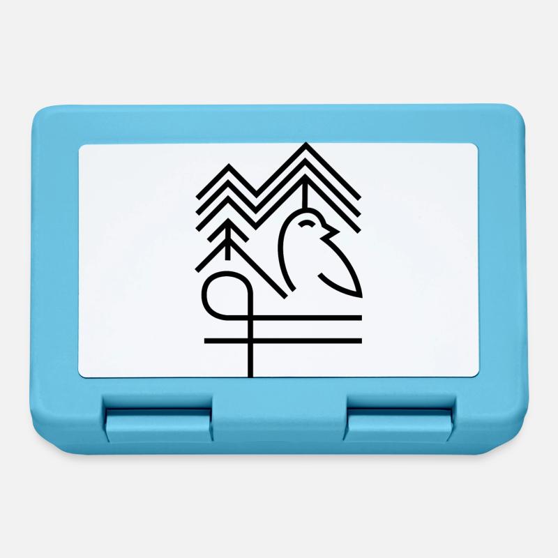Goethe's Spring - Lunchbox - sapphire blue