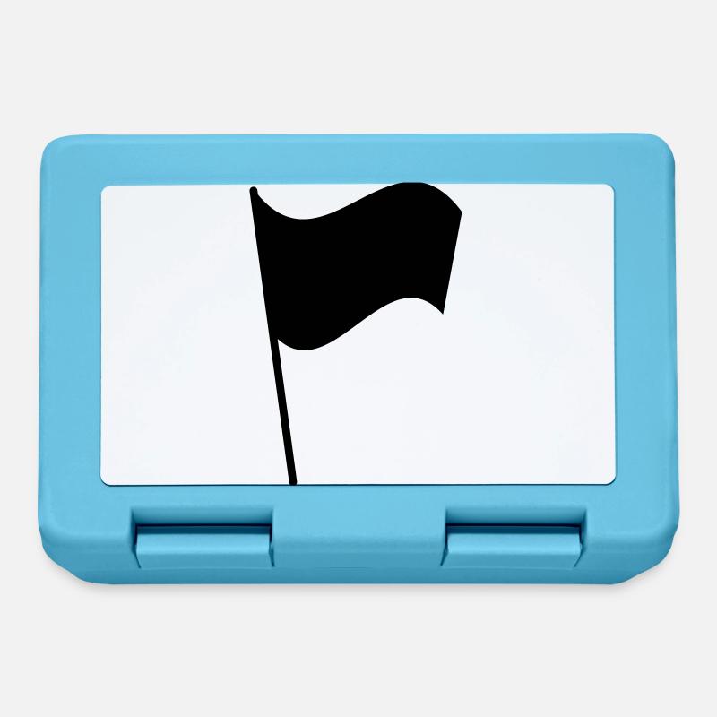 Flagge - Brotdose - Saphirblau