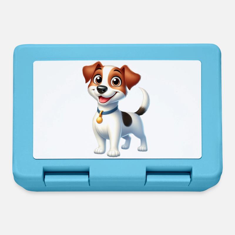 Jack Russel - Brotdose - Saphirblau