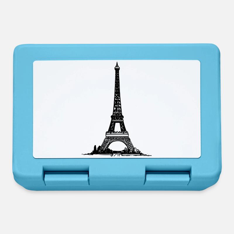tour Eiffel - Boîte à goûter - bleu saphir