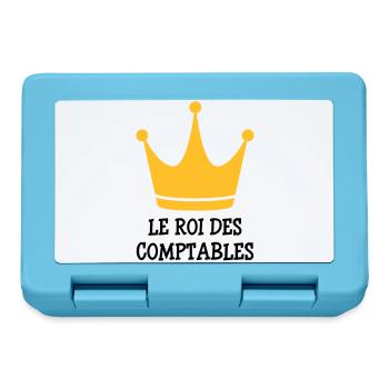 Accountant / Accounting / Comptable / Comptabilité - Lunchbox - sapphire blue - Front
