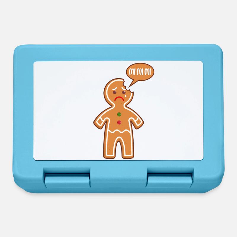 Gingerbread man Mimimi Mi Mi Mi baker baking pastries - Lunchbox - sapphire blue