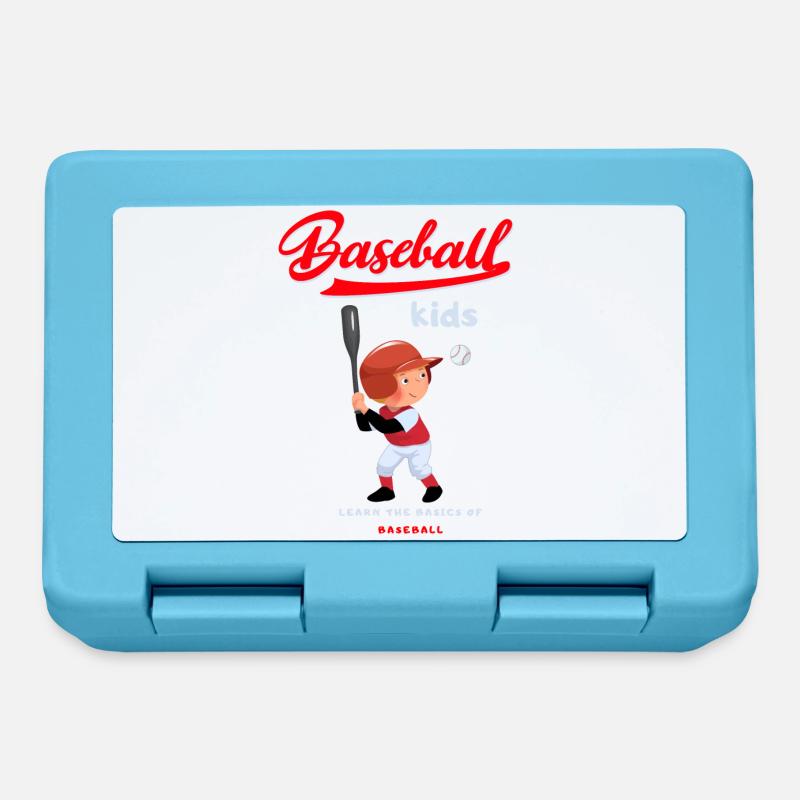 Baseball Kinder Baseball - Brotdose - Saphirblau