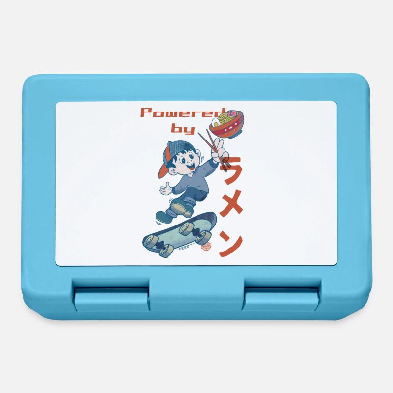Powered by Ramen - Brotdose - Saphirblau