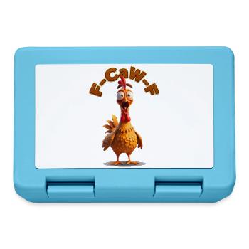 F-Can-F Rooster Cartoon | Chicken, funny pictures - Lunchbox - sapphire blue - Front