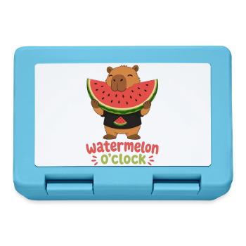 Watermelon O'Clock Cabybara - Lunchbox - sapphire blue - Front