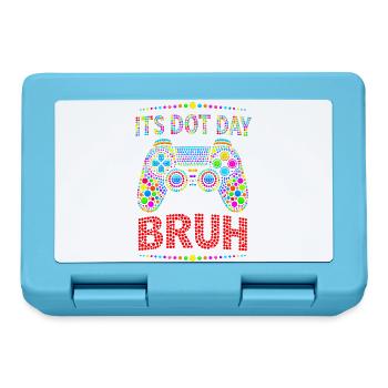Its Dot Day Bruh Gaming  - Brotdose - Saphirblau - Vorne