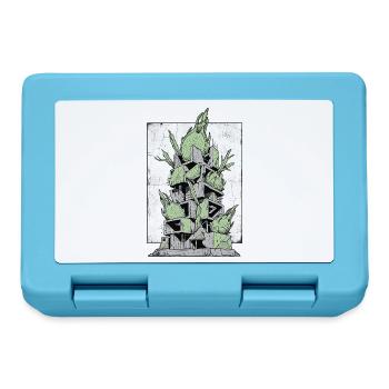 Pitaya Wand Kunst - Brotdose - Saphirblau - Vorne