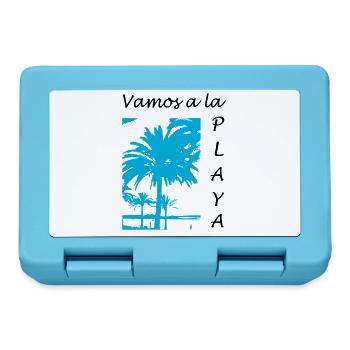 vamos a la playa - Brotdose - Saphirblau - Vorne