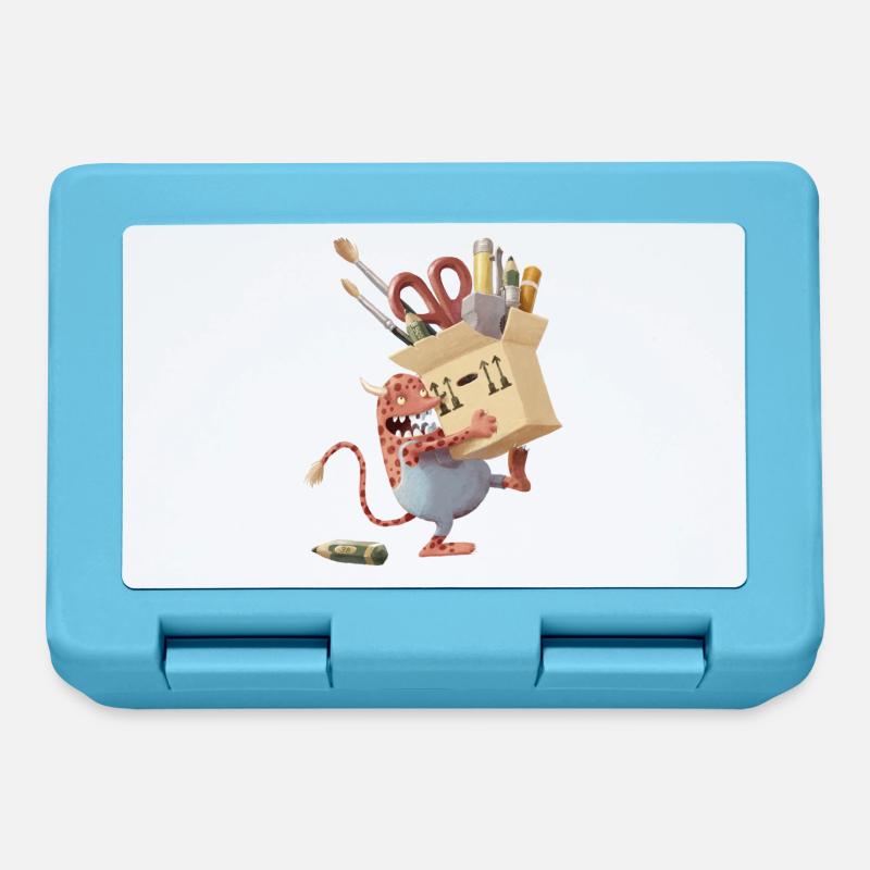 Desktopmonster - Boîte à goûter - bleu saphir
