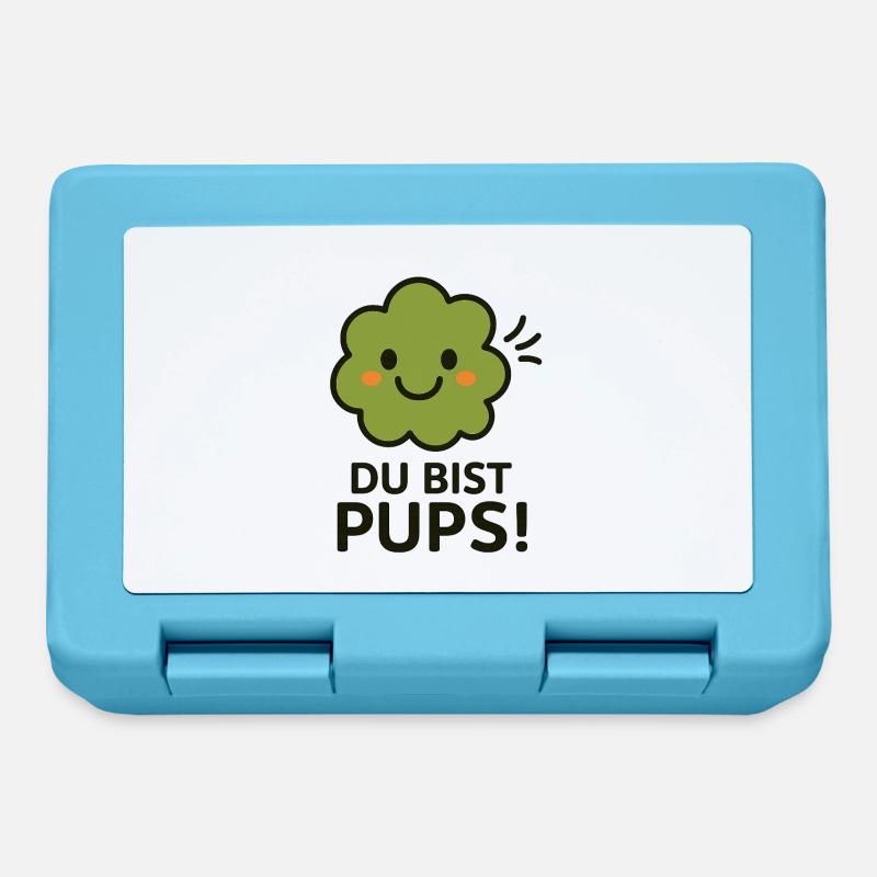 pups - Brotdose - Saphirblau