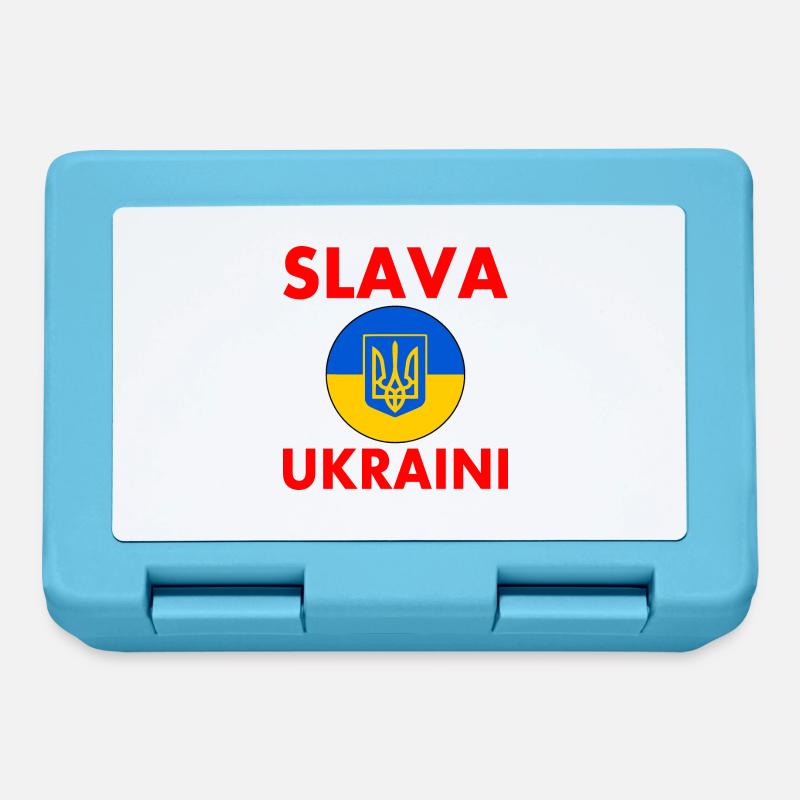 Ukraine - Boîte à goûter - bleu saphir