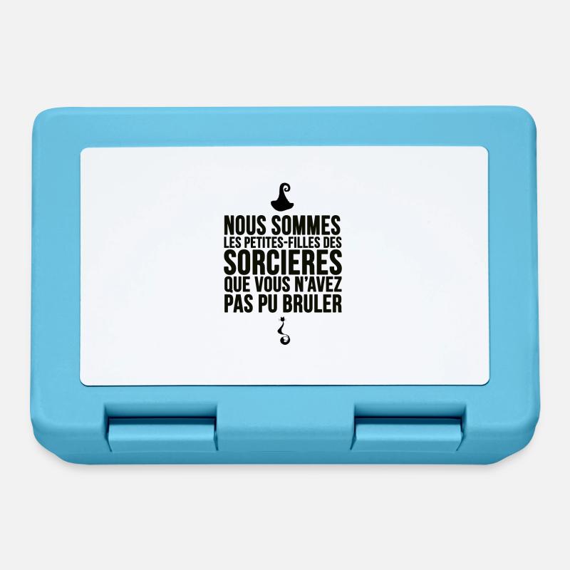 filles de sorcières - Boîte à goûter - bleu saphir