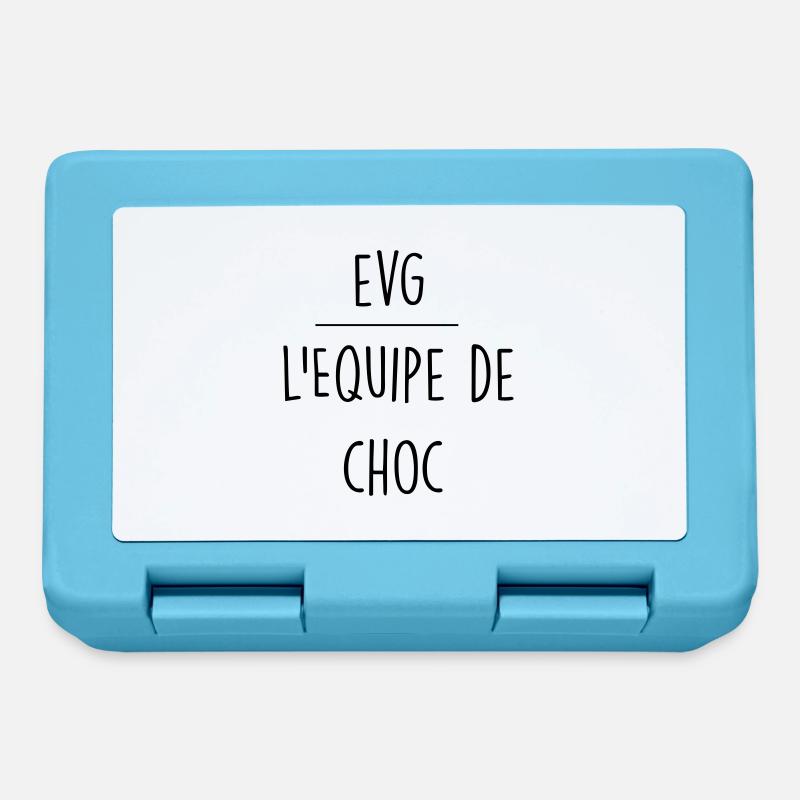 evg l'équipe de choc - Boîte à goûter - bleu saphir