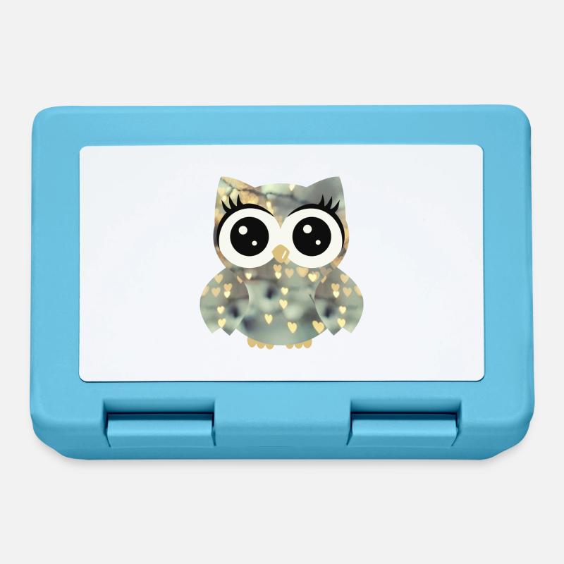 Owl Glory - Lunchbox - sapphire blue