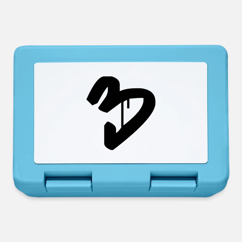 Graffiti : 3 - Lunchbox - sapphire blue