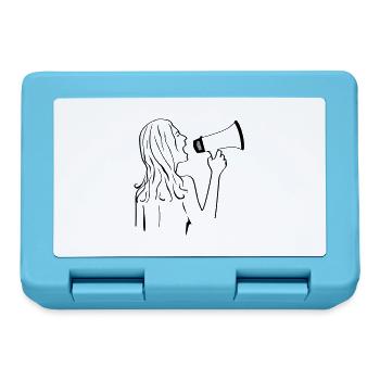 révolution des femmes - Boîte à goûter - bleu saphir - Devant