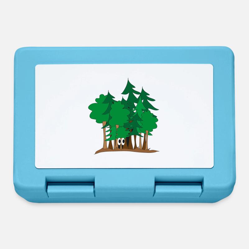 Dans la forêt - Boîte à goûter - bleu saphir