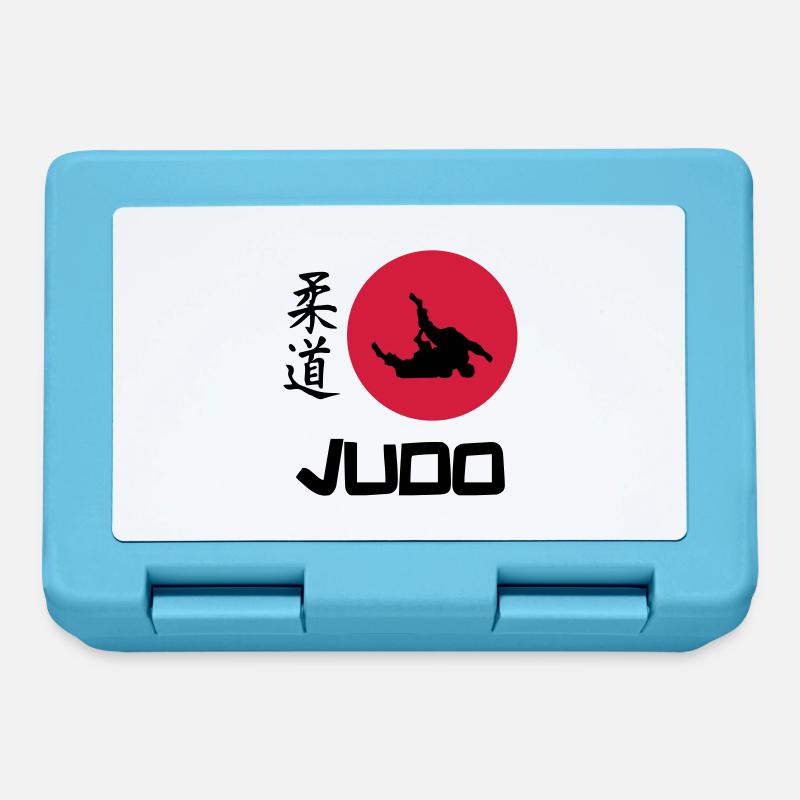 Judo - Boîte à goûter - bleu saphir