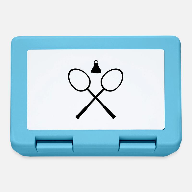 Badminton - Boîte à goûter - bleu saphir