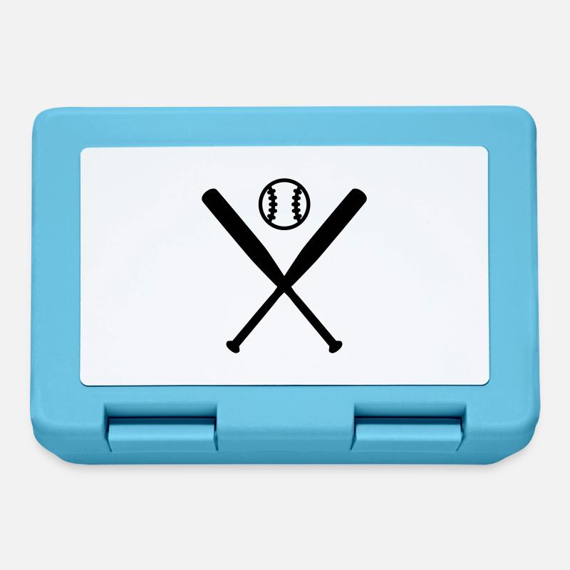 Baseball - Brotdose - Saphirblau