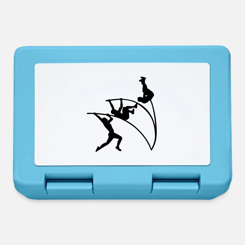 stabhochsprung pole vault - Brotdose - Saphirblau