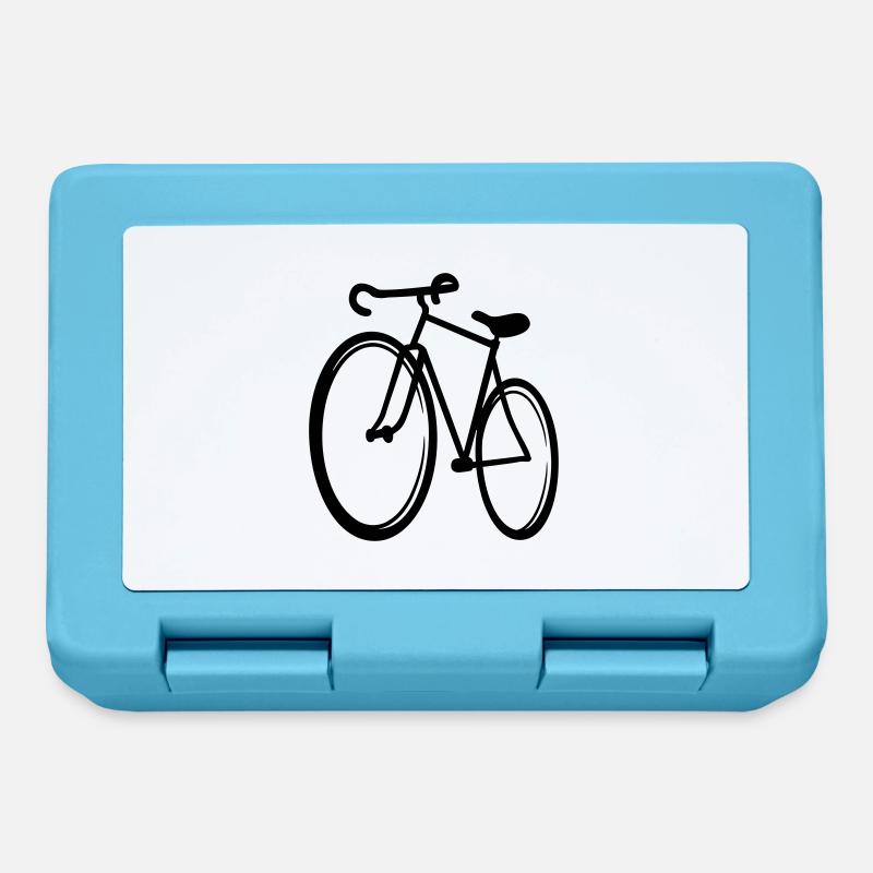 Fahrrad - Brotdose - Saphirblau