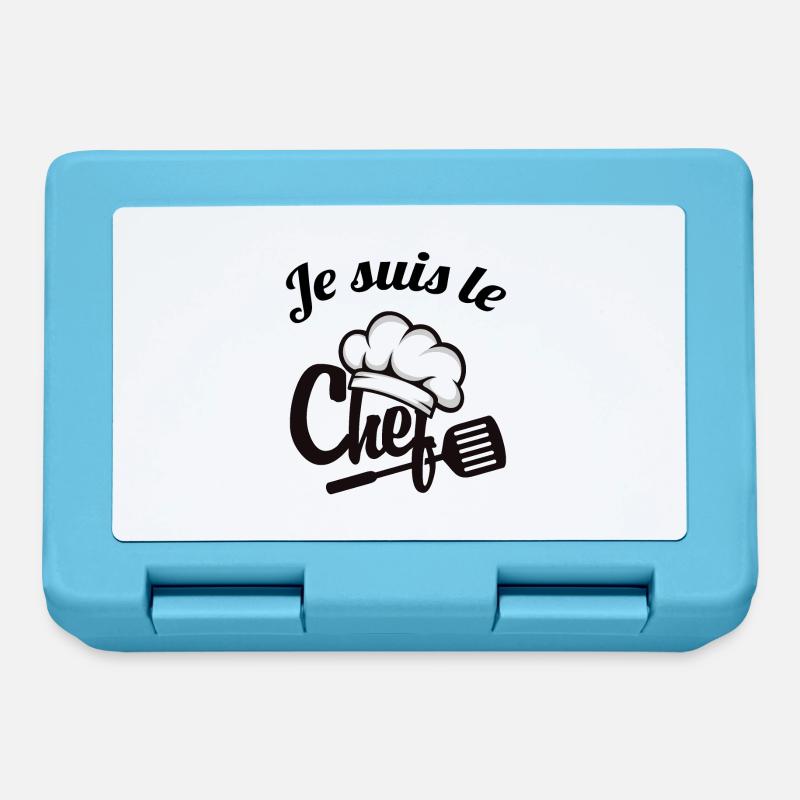 Je suis le Chef - Boîte à goûter - bleu saphir