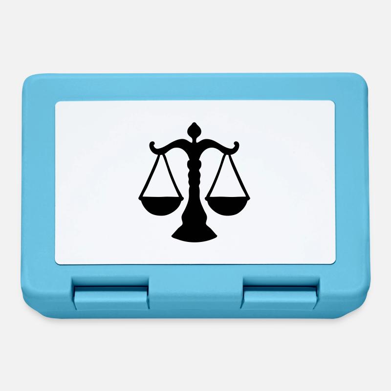 libra / justice sign - Lunchbox - sapphire blue
