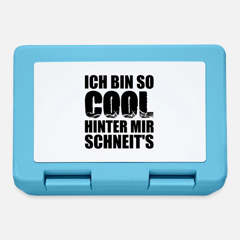 Coole Sprüche - Brotdose - Saphirblau
