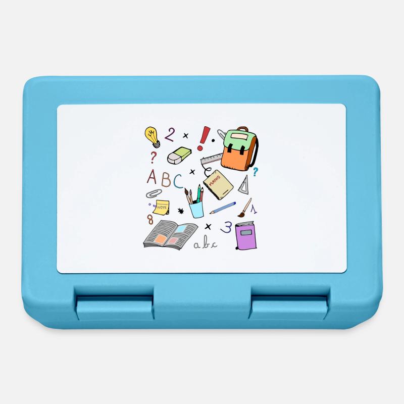 SCHOOL drawing - Lunchbox - sapphire blue