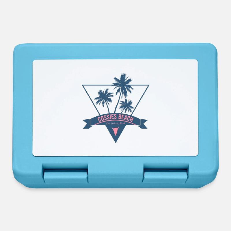 Cossies Beach Australia - Lunchbox - sapphire blue