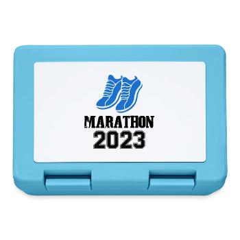 Marathon 2023 - Brotdose - Saphirblau - Vorne